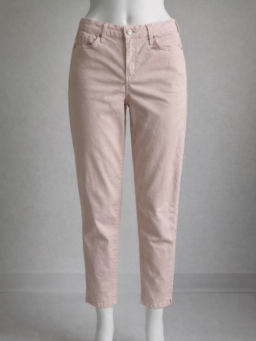 Calvin Klein Cropped Skinny Women’s Light Pink Slim Straight Jeans Size 31
